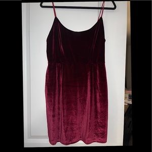 NBD Velvet Brooke Mini Dress